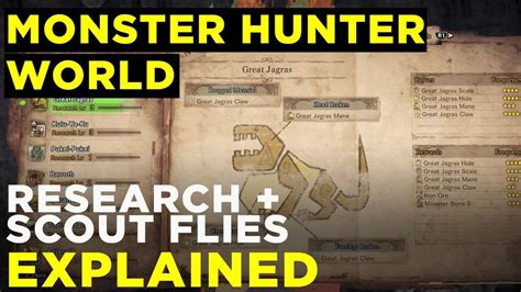 monster hunter world research level